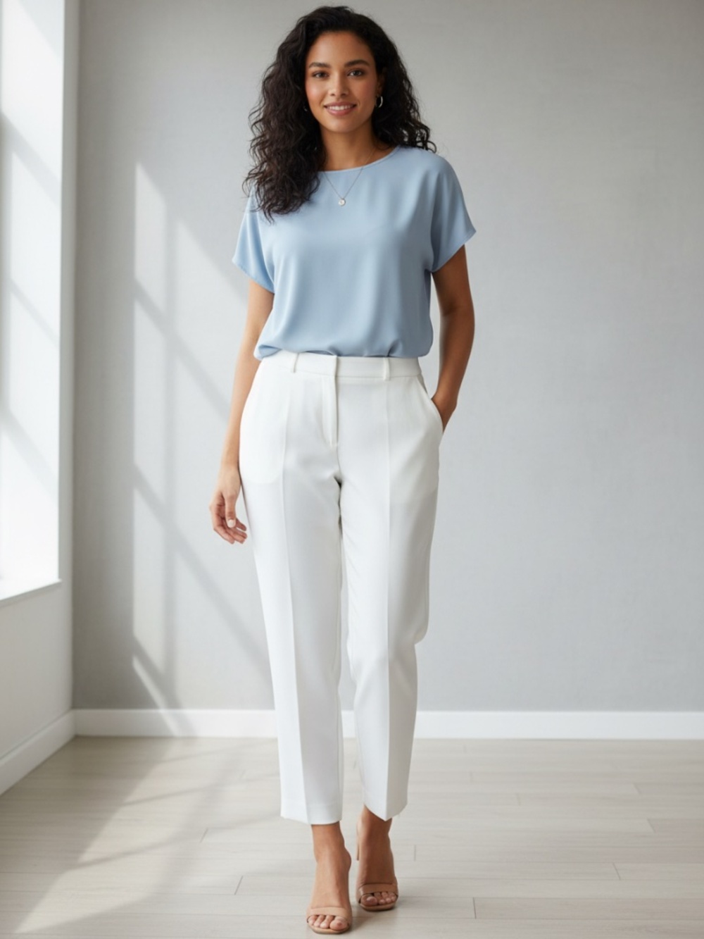 NWT Simply Vera Luxe Crepe high rise tapered ankle pants 14